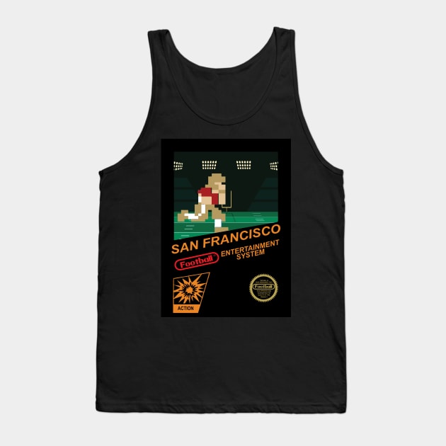 San Francisco Football Team - NES Football 8-bit Design Tank Top by mymainmandeebo